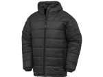 Doudoune à capuche en nylon & polyester recyclé