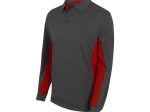Polo bicolore manches longues