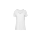 Tee-shirt femme col v en coton bio