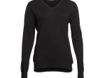 Pull col v femme