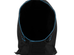 Capuche en softshell avec biais contrasté