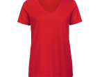 Tee-shirt femme col v en coton bio