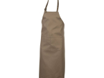 Tablier à bavette 100% coton avec poche