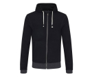 Sweat capuche zippé en coton régénéré