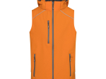 Bodywarmer en softshell avec capuche