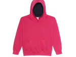 Sweat enfant capuche contrastée