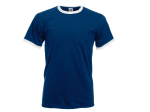 Tee-shirt bords côtes contraste