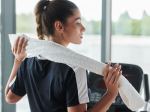Serviette de sport avec poche