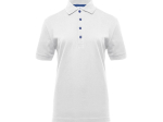Polo femme boutons contrastés