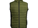 Bodywarmer bi-matière homme