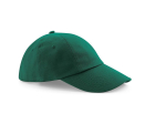 Casquette basse en coton sergé lourd