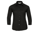 Ladies' 3/4 sleeve fitted stretch shirt