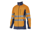 Blouson softshell bicolore haute visibilité