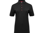 Polo femme boutons contrastés