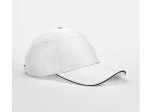 Casquette 6 panneaux avec liseré