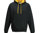 Sweat capuche contrastée