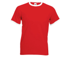 Tee-shirt bords côtes contraste