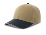 Casquette 6 pans contrastée