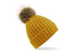 Bonnet grosse maille pop pom