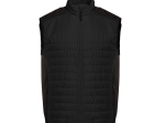 Bodywarmer bi-matière matelassé