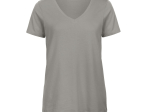 Tee-shirt femme col v en coton bio