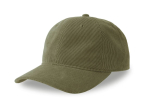 Casquette 6 pans mid visor corduroy recyclé