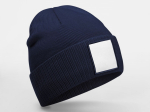 Bonnet tricoté avec empiècement