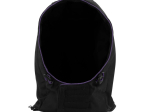 Capuche en softshell avec biais contrasté