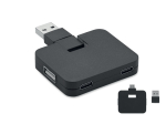 SQUARE-C - Hub USB 4 ports et câble 20cm