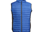 Bodywarmer bi-matière homme