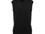 Pull sans manche col v