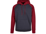 Sweat capuche manches et capuche contrastées