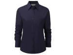 Ladies' long sleeve classic polycotton poplin shirt