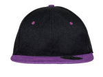 Casquette 6 pans visière plate