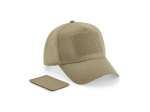 Casquette 5 pans avec patch amovible