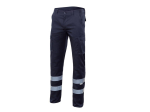 Pantalon stretch multipoches à bandes réfléchissantes