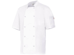 Veste de cuisinier mc avec boutons pression