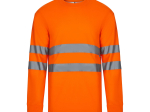 Tee-shirt ml en coton/polyester haute visibilité