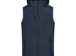 Bodywarmer en softshell avec capuche