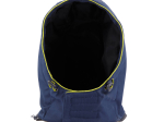 Capuche en softshell avec biais contrasté