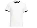 Tee-shirt bords côtes contraste