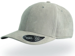Casquette 6 pans mid visor faux suède