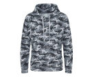 Sweat capuche camouflage