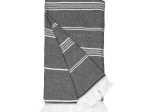 Fouta en coton et polyester recyclé