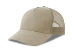 Casquette style trucker en faux daim