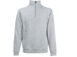 Sweat manches raglan col zippé