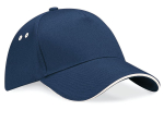 Casquette 5 panneaux bicolore