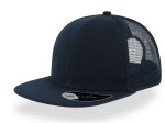 Casquette visière plate style trucker