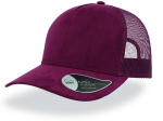 Casquette style trucker en faux daim