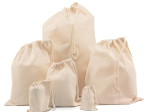 Petits sacs en coton recyclé